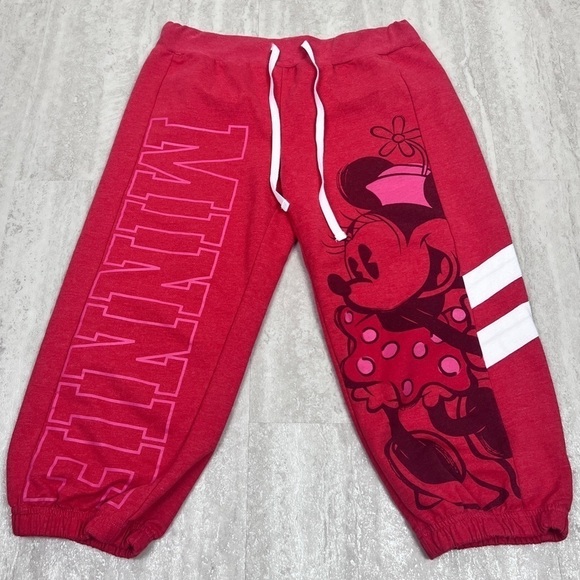 Disney Parks Minnie Mouse joggers capri jogging pants small - Picture 1 of 8